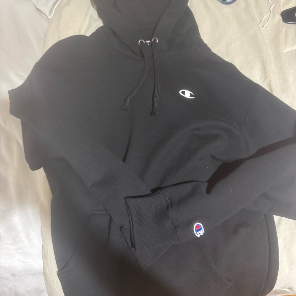 Champion Black Pullover Hoodie